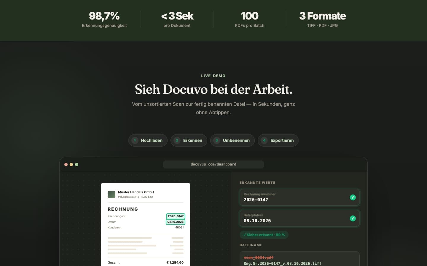 DocuVo – Funktionen